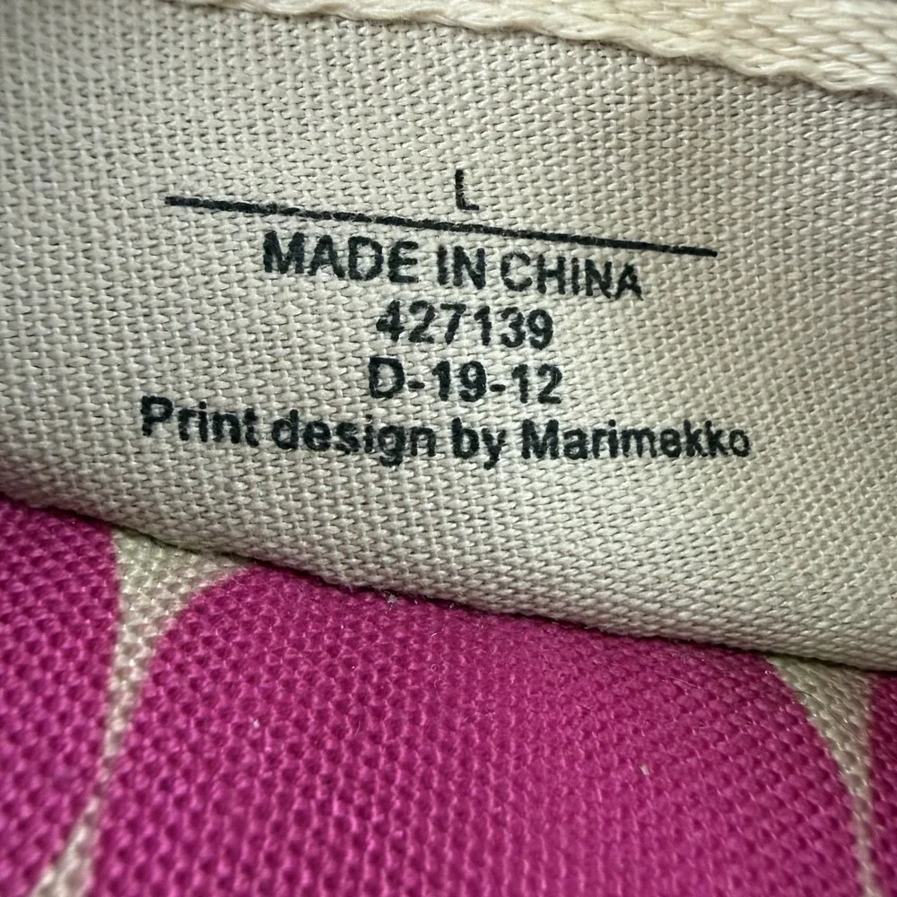 Marimekko x Uniqlo Espadrilles‎ Beige Canvas Slip-On Flats L New